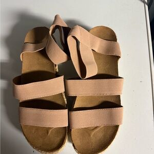 Time and Tru Women's Beige Sandals